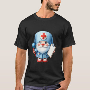 Camiseta Gnomo de enfermera divertida para enfermera regist