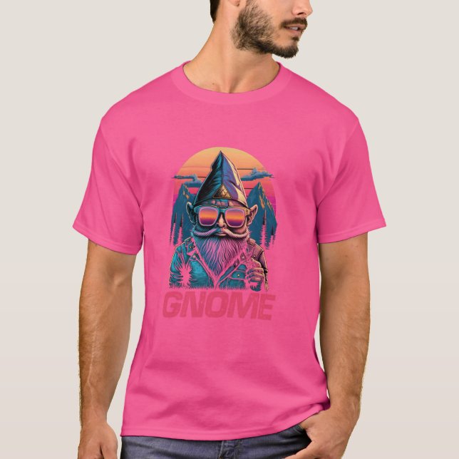 Camiseta Gnomo de gafas de sol retro de Guay (Anverso)
