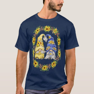 Camiseta Gnomo de girasol muestra corazón y amor por el jar