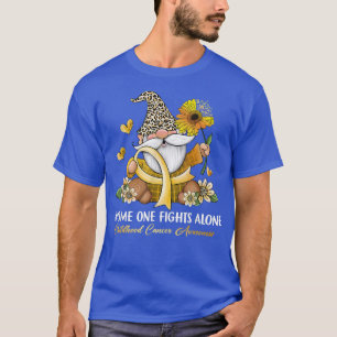 Camiseta Gnomo de girasol uno lucha solo contra el cáncer i