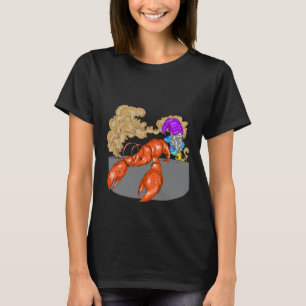 Camiseta Gnomo de jardín Chef Langosta Mariscos Gnomo