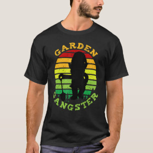 Camiseta Gnomo de jardín retro vintage Gangster Gardening 3