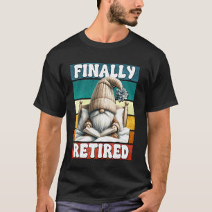 Camiseta Gnomo de Jubilación de Libros Ama Leer Finalmente