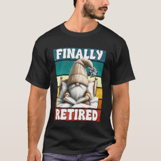Camiseta Gnomo de Jubilación de Libros Ama Leer Finalmente
