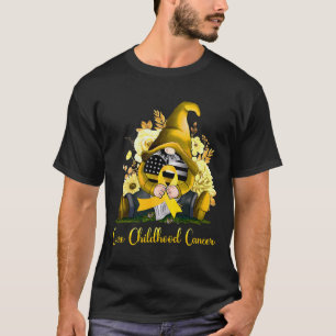 Camiseta Gnomo de la cinta de oro de concienciación sobre l