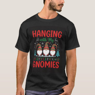 Camiseta Gnomo de Navidad colgante Gnomies