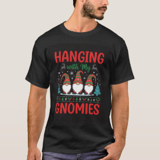 Camiseta Gnomo de Navidad colgante Gnomies