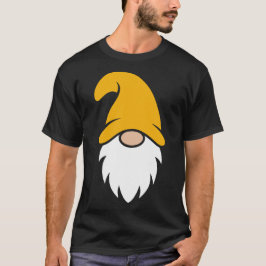 Camiseta Gnomo de Navidad con sombrero amarillo lindo