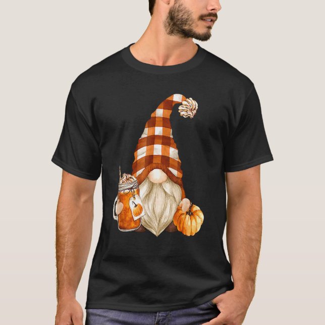 Camiseta Gnomo De Vacaciones Para El Día De Acción De Graci (Anverso)