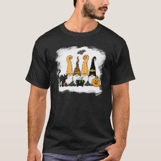 Camiseta Gnomo divertido de Halloween, jardinería espeluzna