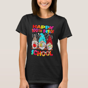 Camiseta Gnomo Feliz 100 Días De Escuela 100 Días Más Intel