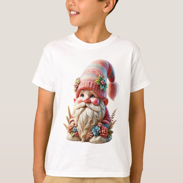 Camiseta Gnomo florecer  (Anverso)