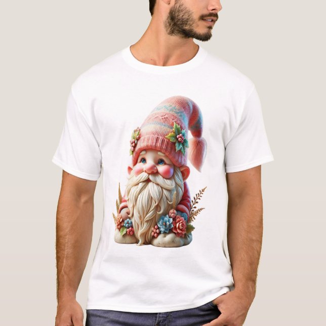 Camiseta Gnomo florecer  (Anverso)
