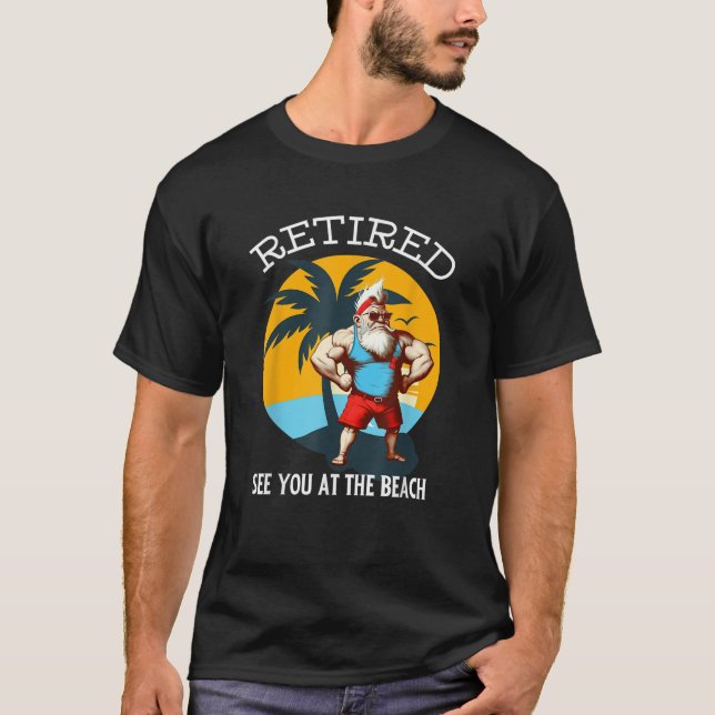 Camiseta Gnomo Jubilado Divertido Gnomo Retro Musculoso El  (Anverso)