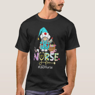 Camiseta Gnomo L&d Enfermera Bunny Estetoscopio Pascua Cris