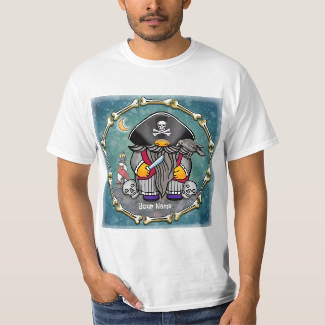 Camiseta Gnomo pirata  (Anverso)