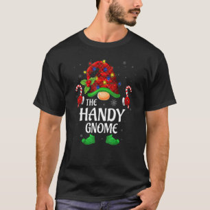 Camiseta Gnomo práctico Búfalo Rojo Cuadros Familia Pareja
