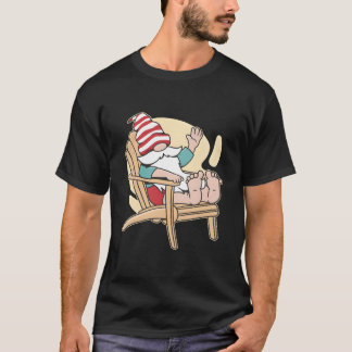 Camiseta Gnomo tomando el sol para niños
