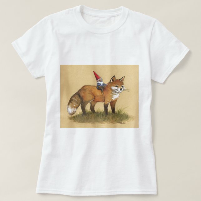 Camiseta Gnomo y Fox jovenes (Diseño del anverso)