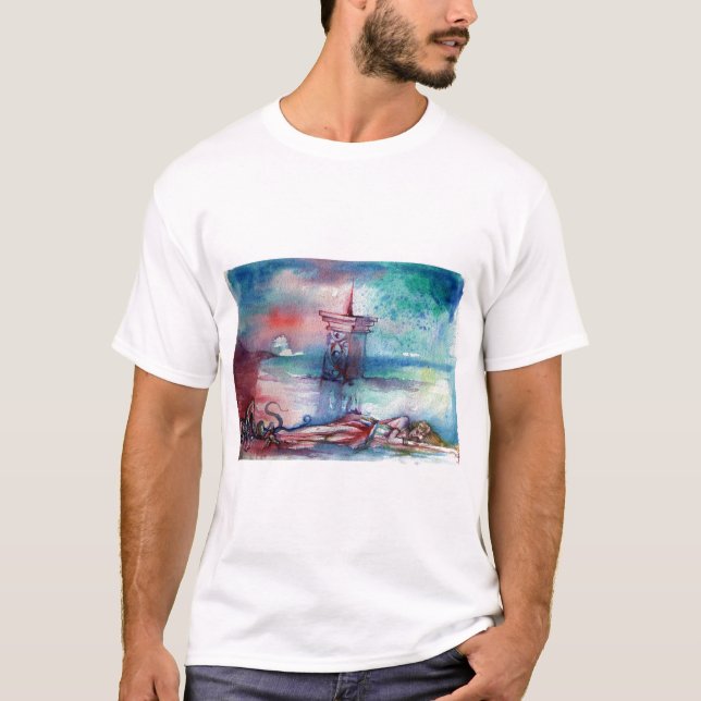CAMISETA GNOMÓN Y DAMA DEL LAGO (Anverso)