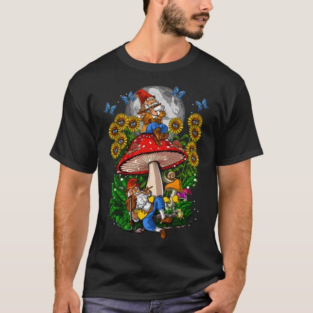 Camiseta Gnomos de hongos del bosque (Anverso)