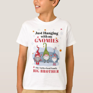 Camiseta Gnomos de la Navidad Familia Pareo Hermano