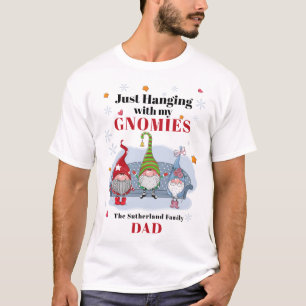 Camiseta Gnomos de las Vacaciones de Navidad Familia Pareja