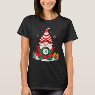 Camiseta Gnomos de Navidad de Billar Ll Lindos Amantes de B