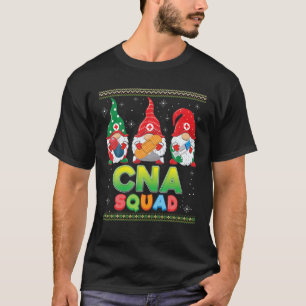 Camiseta Gnomos de Navidad del equipo de enfermeras CNA Jer