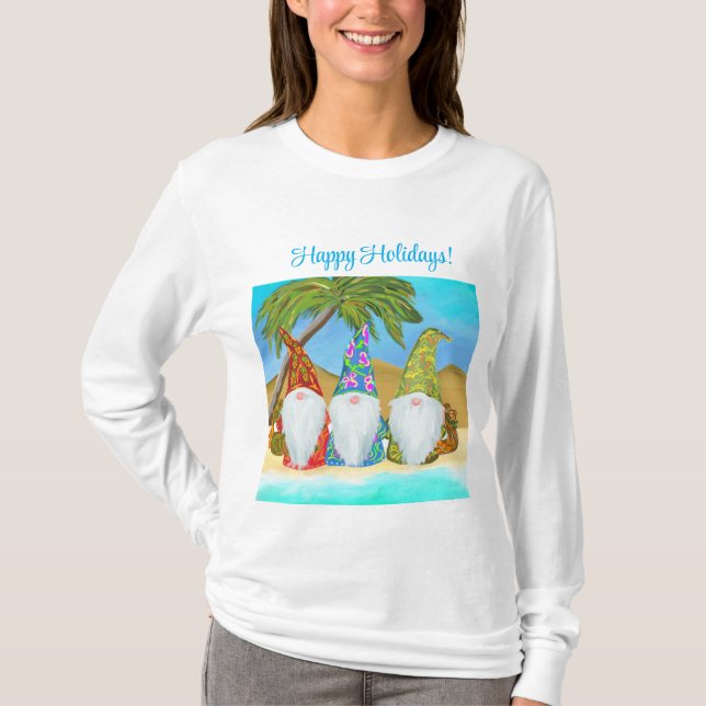 CAMISETA GNOMOS DE PLAYA      (Anverso)