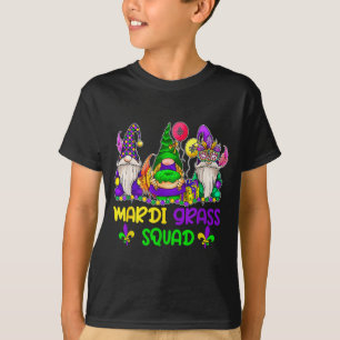 Camiseta Gnomos divertidos mardi gras desfile de carnaval f