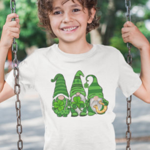 Camiseta Gnomos Gnomies Verdes del Día de San Patricio