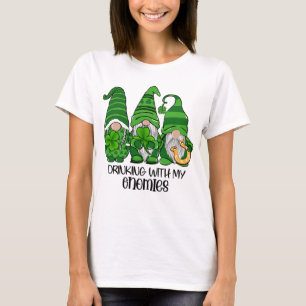 Camiseta Gnomos Gnomies Verdes del Día de San Patricio