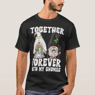 Camiseta Gnomos Juntos Para Siempre Sra Novia Sr Novio Para
