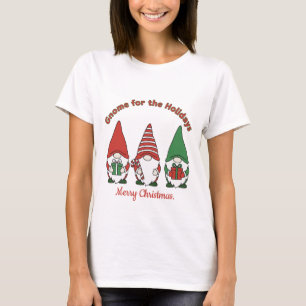 Camiseta Gnomos Navideños Alegres