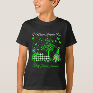 Camiseta Gnomos Uso Verde Para Conciencia De La Enfermedad