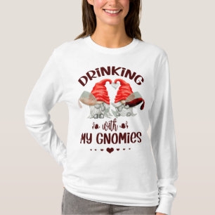 Camiseta Gnomys de los amantes del vino que beben con mis g