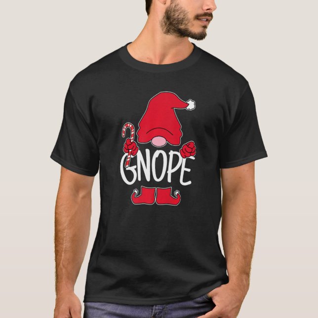 Camiseta Gnope Tomte Garden Gnome Sweden Nope Not Today (Anverso)