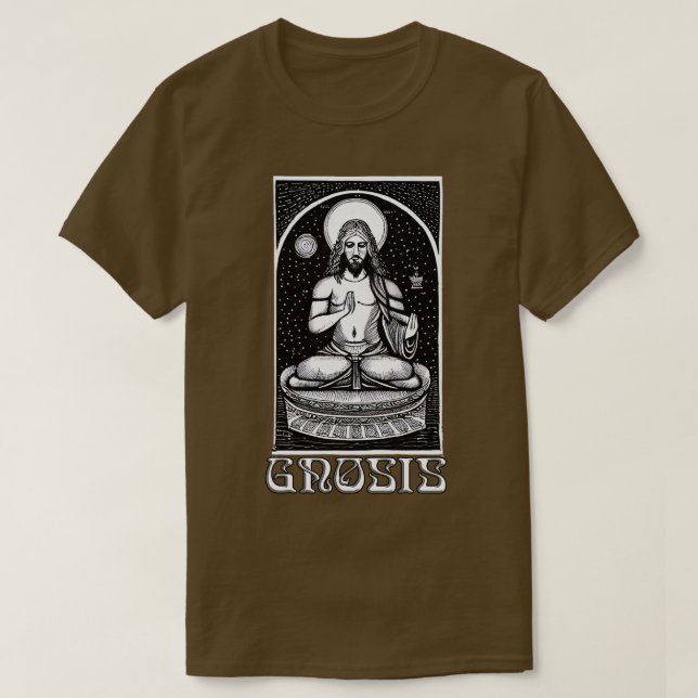 Camiseta Gnosis Gnostic Christ Mediation (Diseño del anverso)