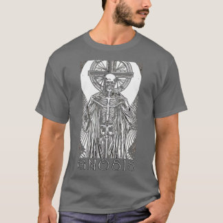 Camiseta Gnosis Gnostic Skeletal Christ Meditación