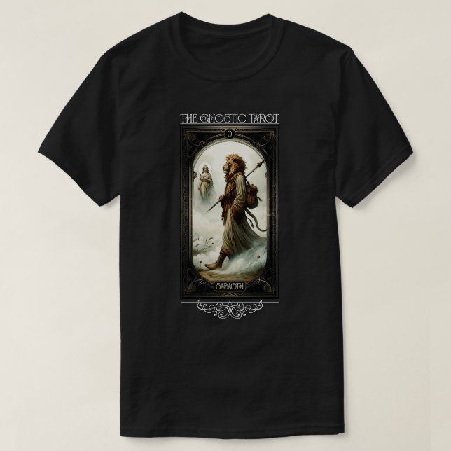 Camiseta Gnostic Tarot Major Arcana Sabaoth (Diseño del anverso)
