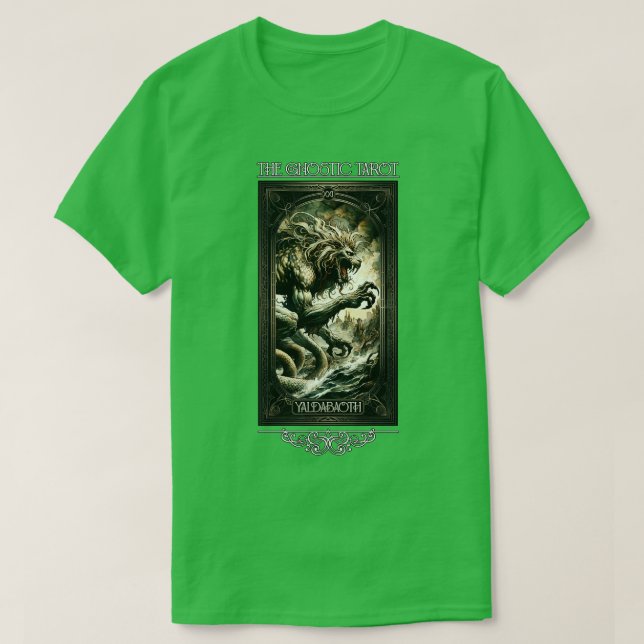 Camiseta Gnostic Tarot Major Arcana Yaldabaoth (Diseño del anverso)
