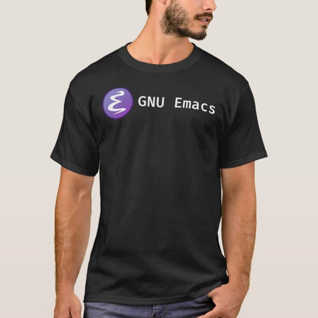 Camiseta GNU Emacs Classic T-Shirt (Anverso)