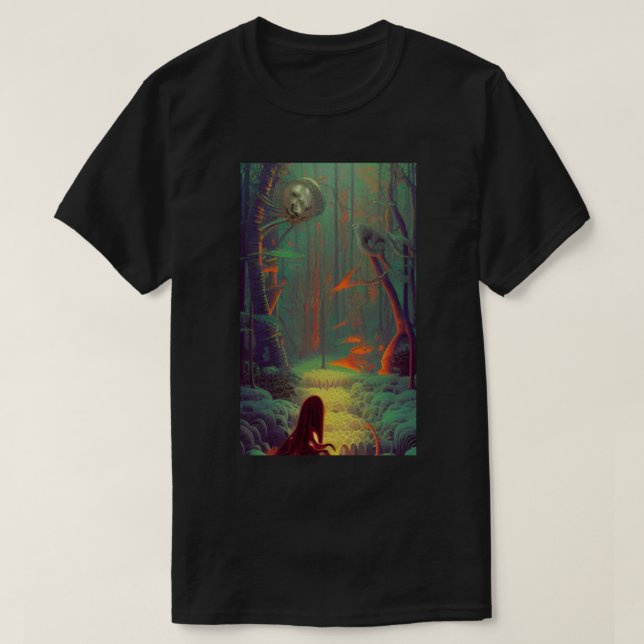 Camiseta go ask alice - Arte hecho por IA (Diseño del anverso)