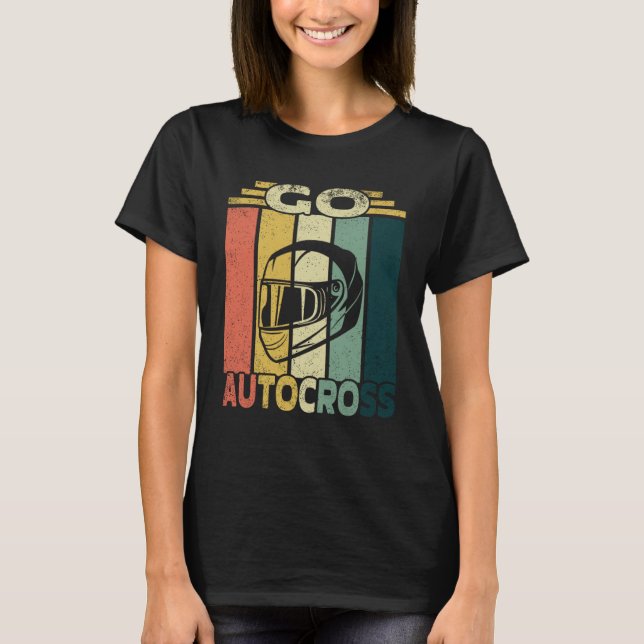Camiseta Go Autocross I Cone Racing Autocross (Anverso)