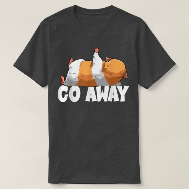 Camiseta Go Away Guinea Pig  (Diseño del anverso)