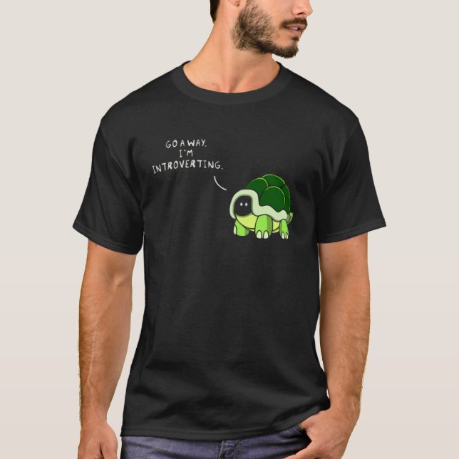 Camiseta Go Away I m Introverting Dad Joke (Anverso)