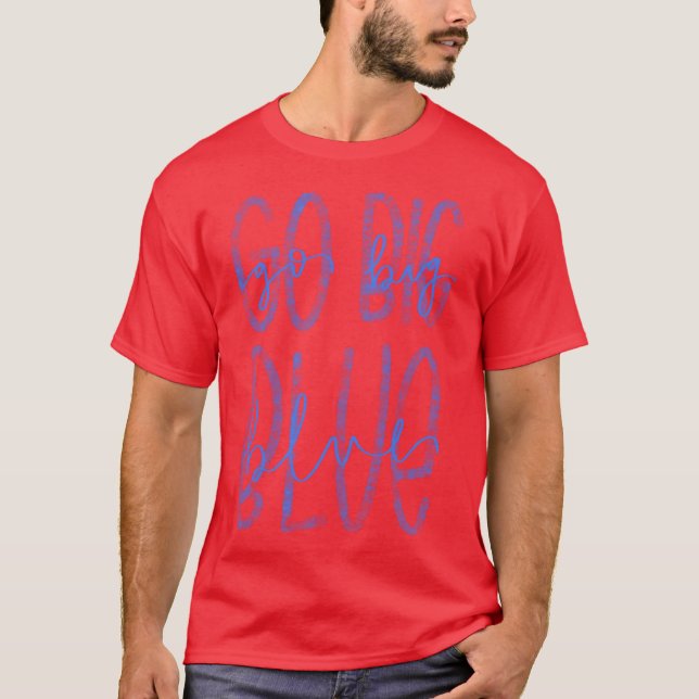 Camiseta Go Big Blue University de Kentucky (Anverso)