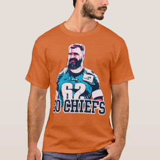 Camiseta Go ChiefsKelce Retro Fan Art