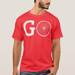 Camiseta GO Diseño de Rutas de Bicicleta Roadbike